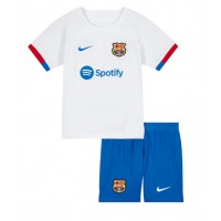 Barcelona Vonkajší Detský futbalový dres 2023-24 Krátky Rukáv (+ trenírky)